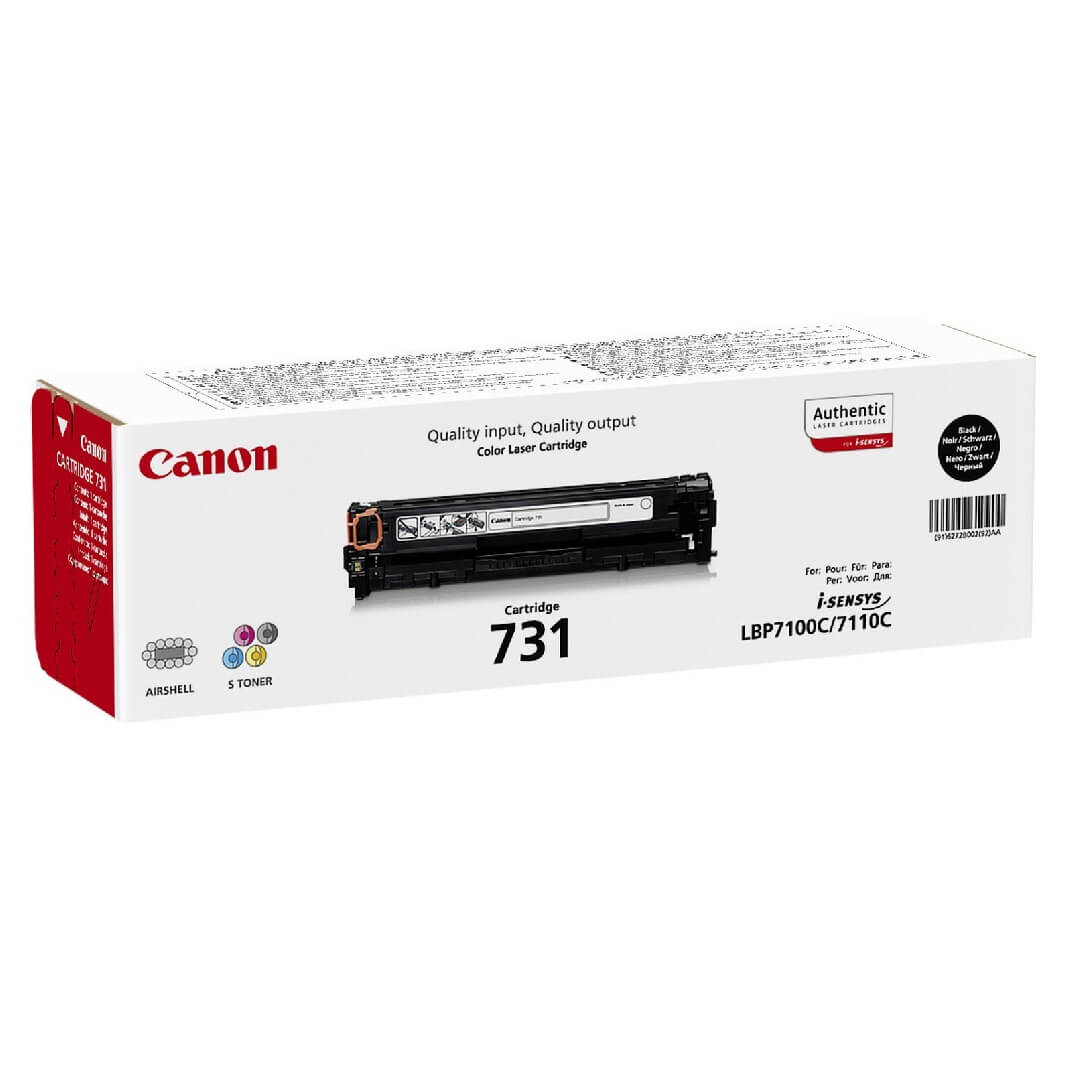 Tóner Canon 731 negro lbp7100cn/cw