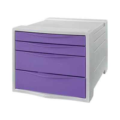 Buc de 4 calaixos Colour'Breeze lavanda