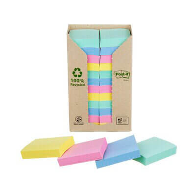24 blocs POST-IT® reciclado 38x51