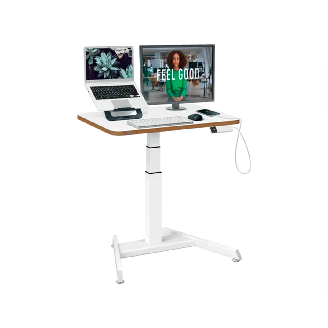 Escriptori compacte elèctric Leitz Blanco