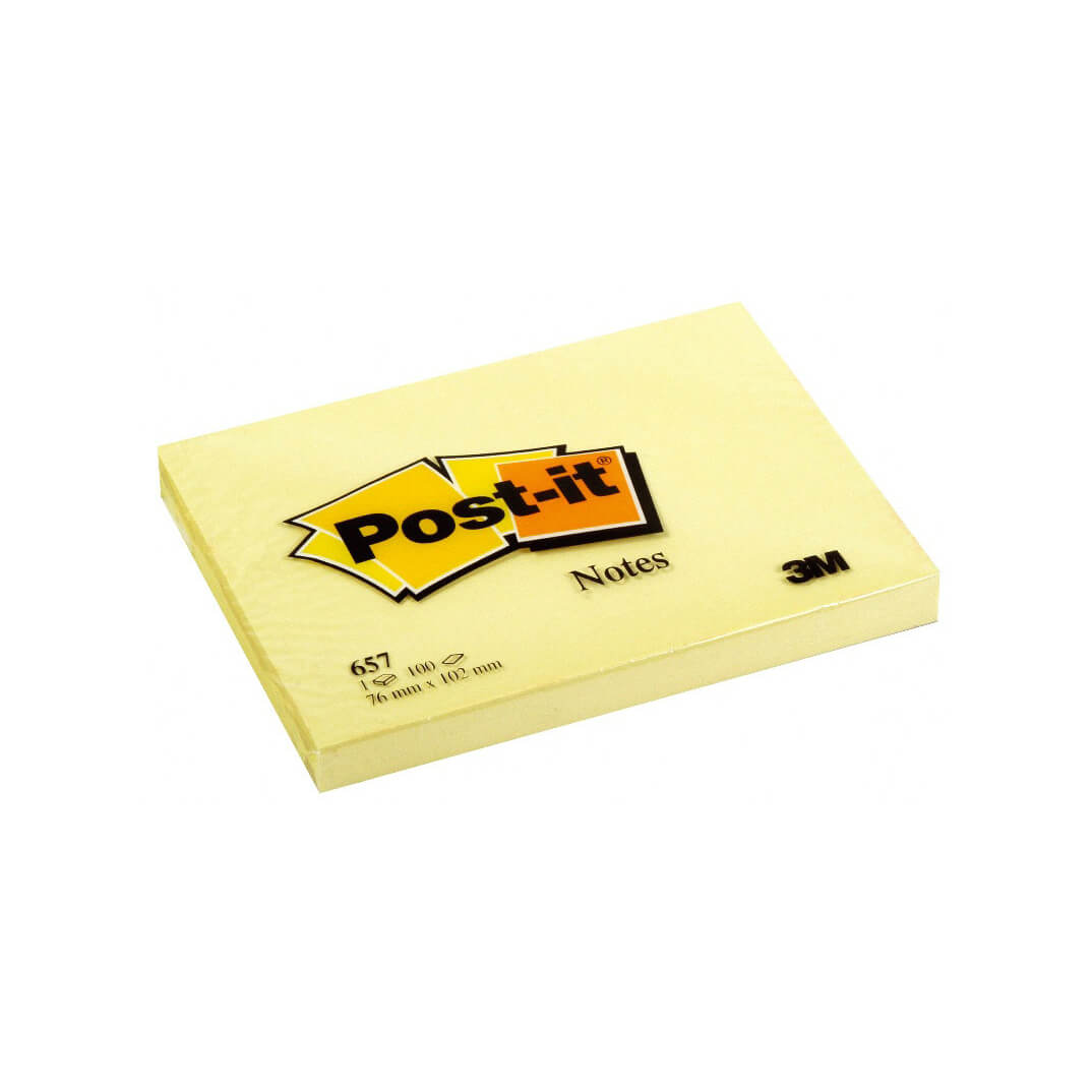Bloc notes POST-IT® 657 76x102