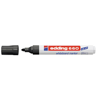 Retolador pissarra blanca edding 660 negre