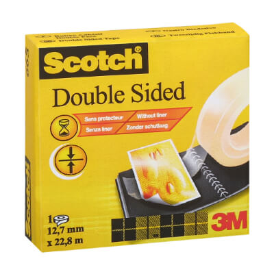 Cinta Scotch® doble cara adh.permanente 12mmx33m