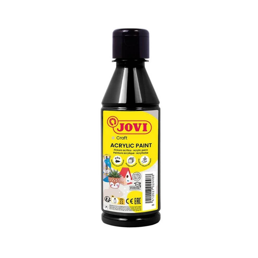 Botella pintura acrílica color oro Jovi 250ml