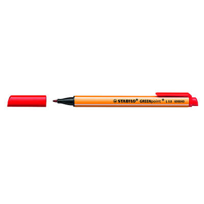 Rotulador GREENpoint rojo
