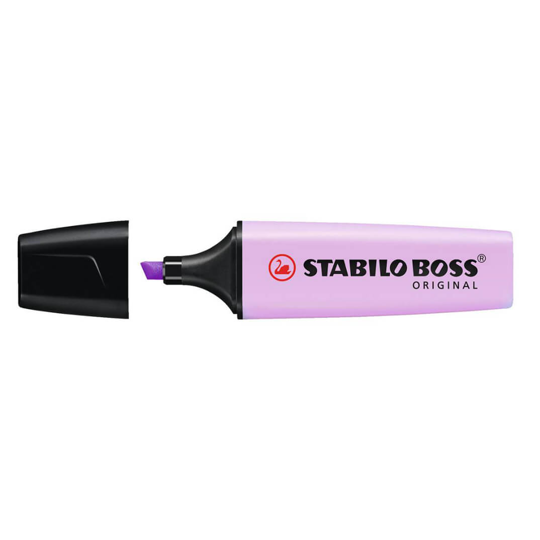 Marcador Stabilo Boss original pastel violeta