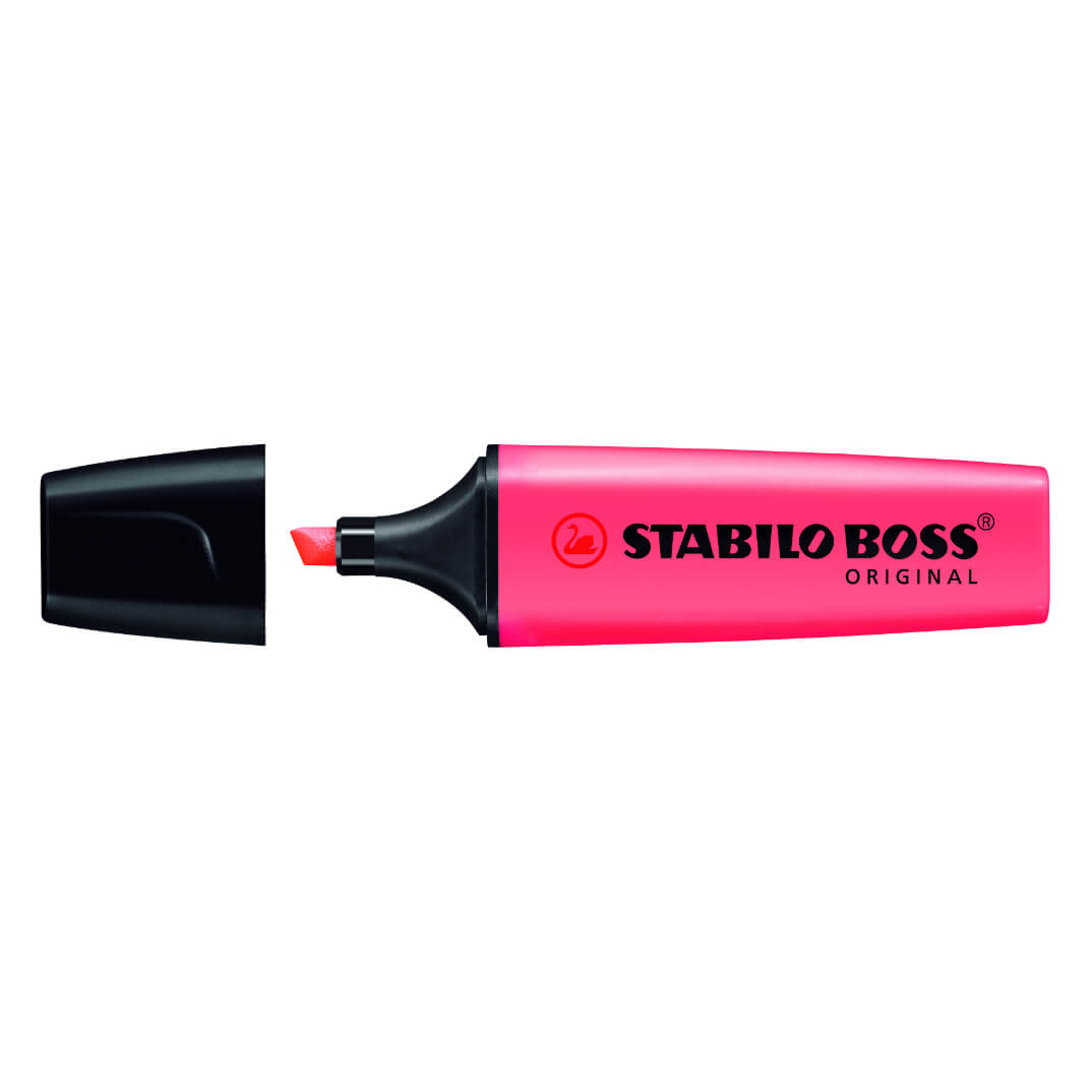 Marcador Stabilo Boss original rojo