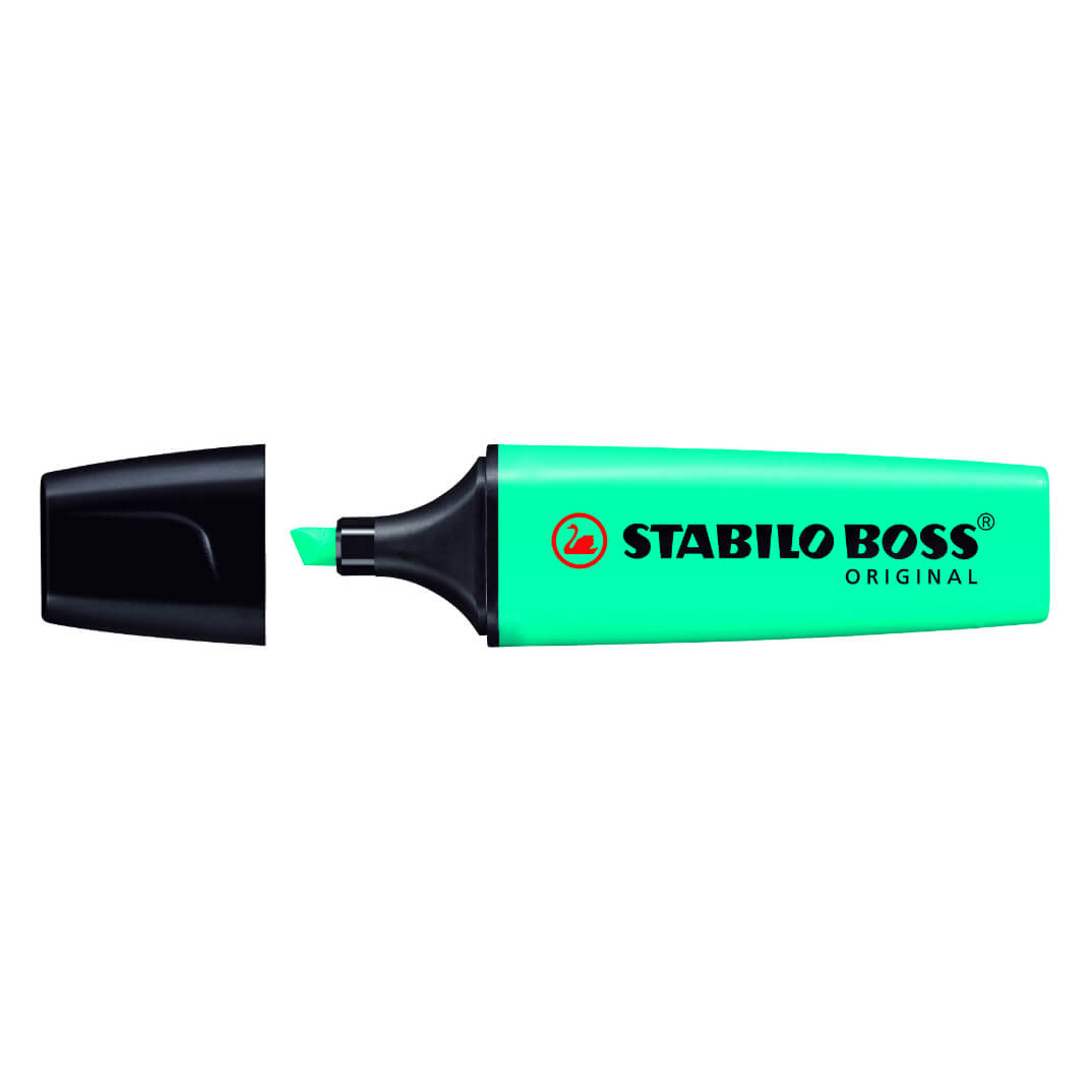 Marcador Stabilo Boss original turquesa