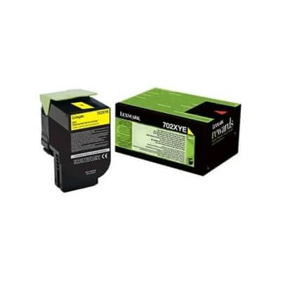 Lexmark 702XK tóner amarillo 4.000p.