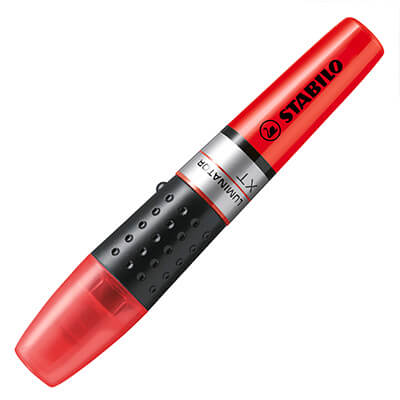 Rotulador Boss Luminator rojo