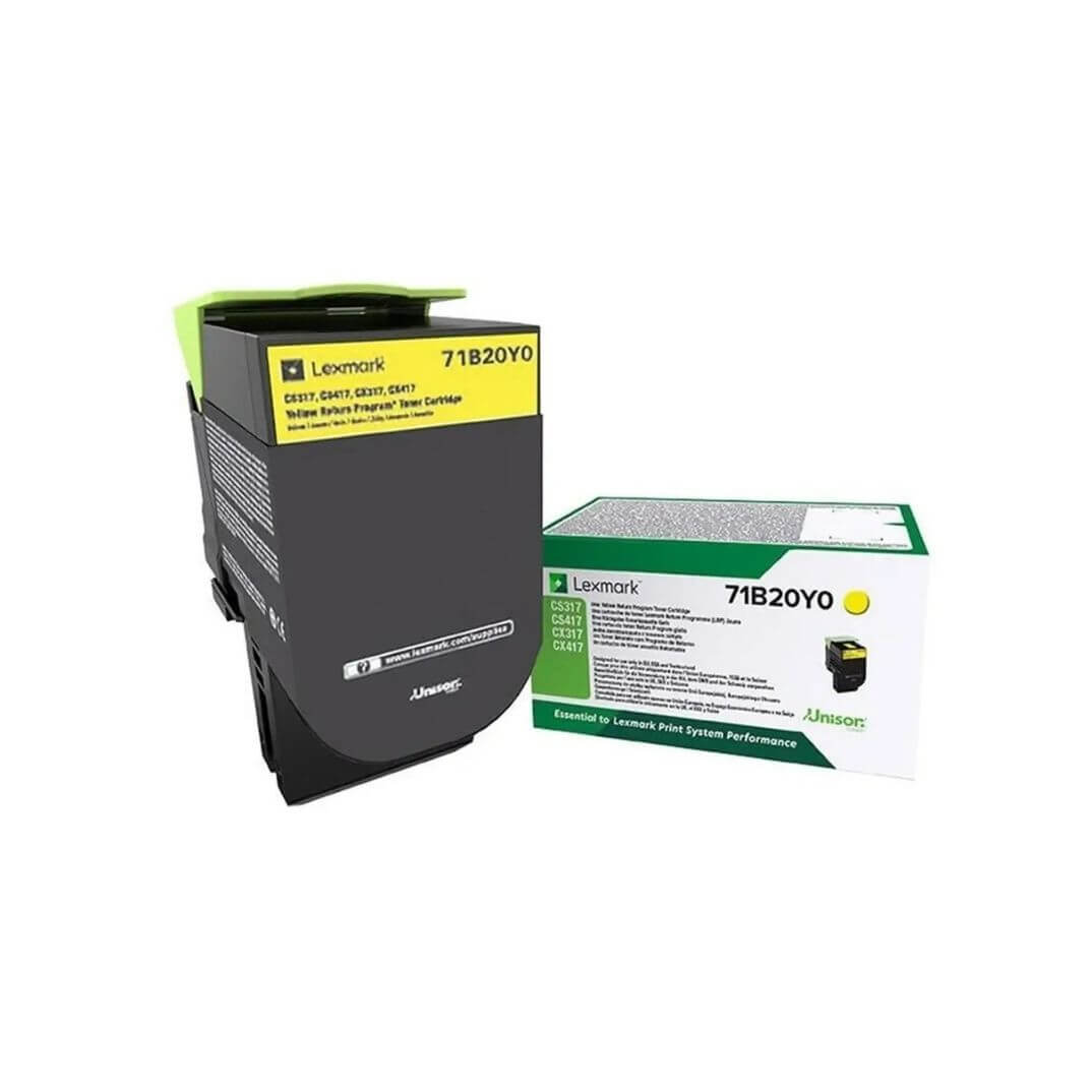 Tòner Lexmark CX317dn CX417de groc
