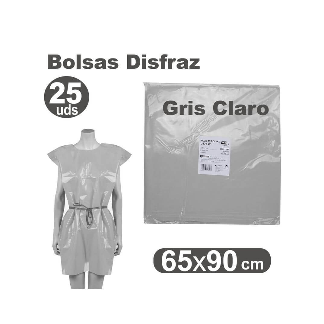 Pack 25 bolsas de disfraces 65 x 90cm gis