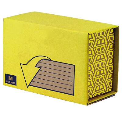 Caixa extensible mitjana(M) 100x230x130mm(pack 10)