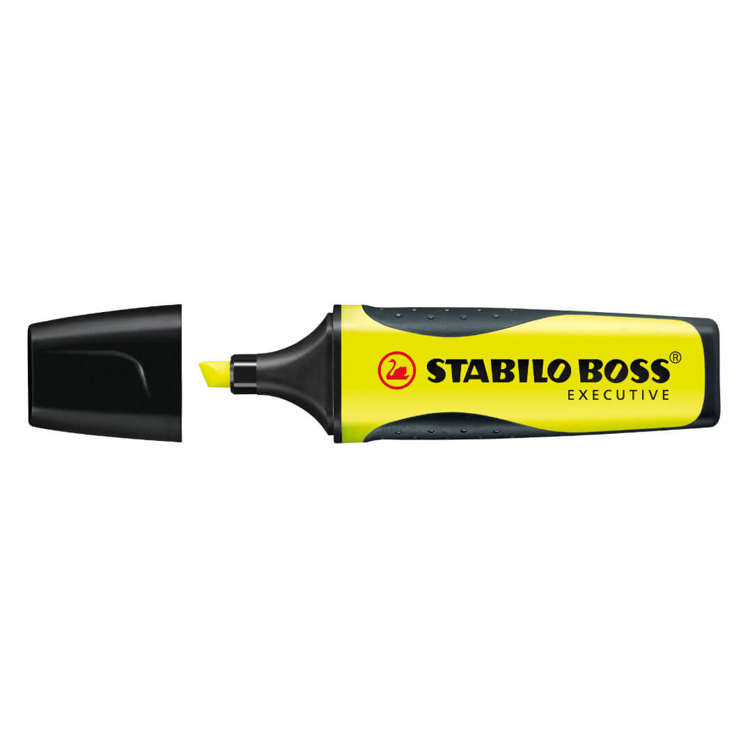 Rotulador flúor Stabilo Boss Executive amarillo