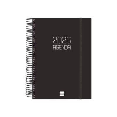 Agenda Finocam Opaque espiral S/V H Cat 155x215mm