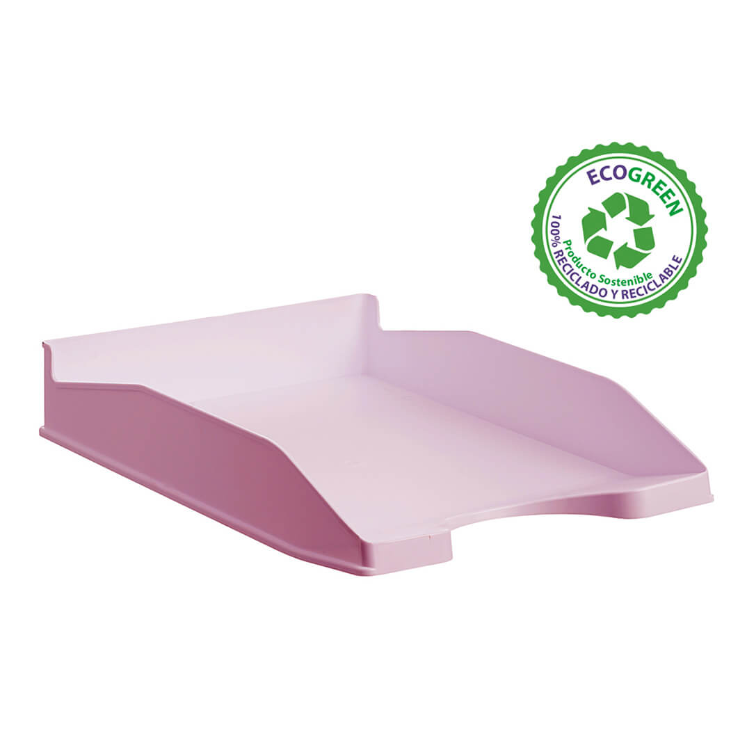 Safata Sostenible Ecogreen rosa pastís