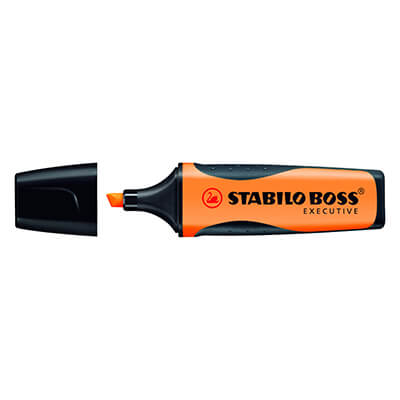 Rotulador flúor Stabilo Boss Executive naranja