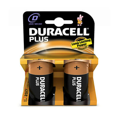 Piles Alcalines plus tipus LR20 Duracell