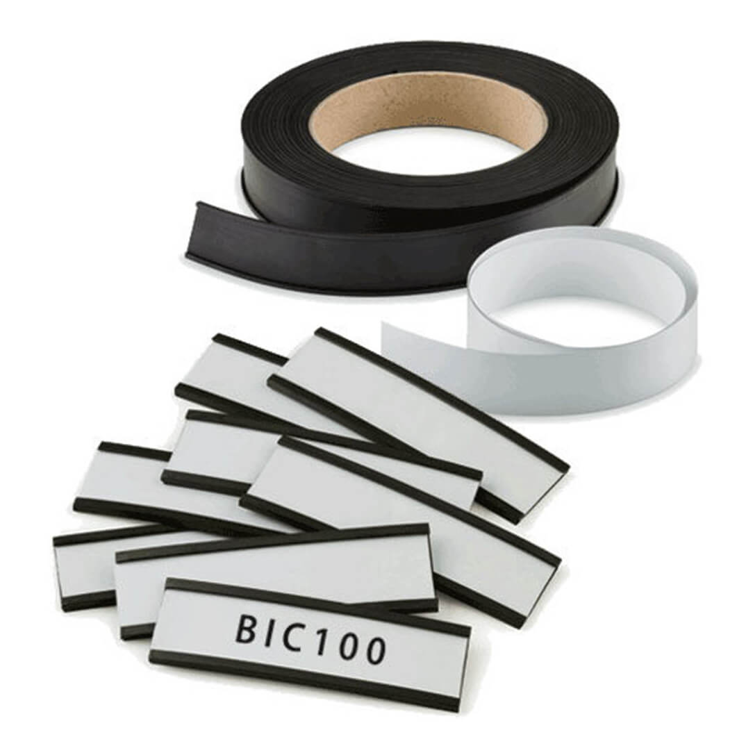 Bossa de 10 portaetiquetes magnètic 15mm