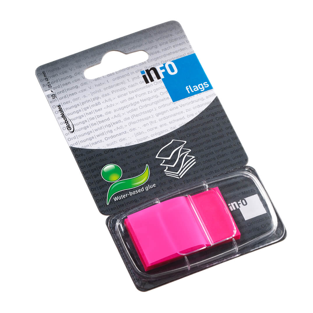 Banderitas dispensador 50 u color rojo