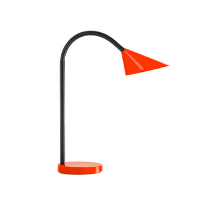 Lámpara led de escritorio Unilux Sol rojo