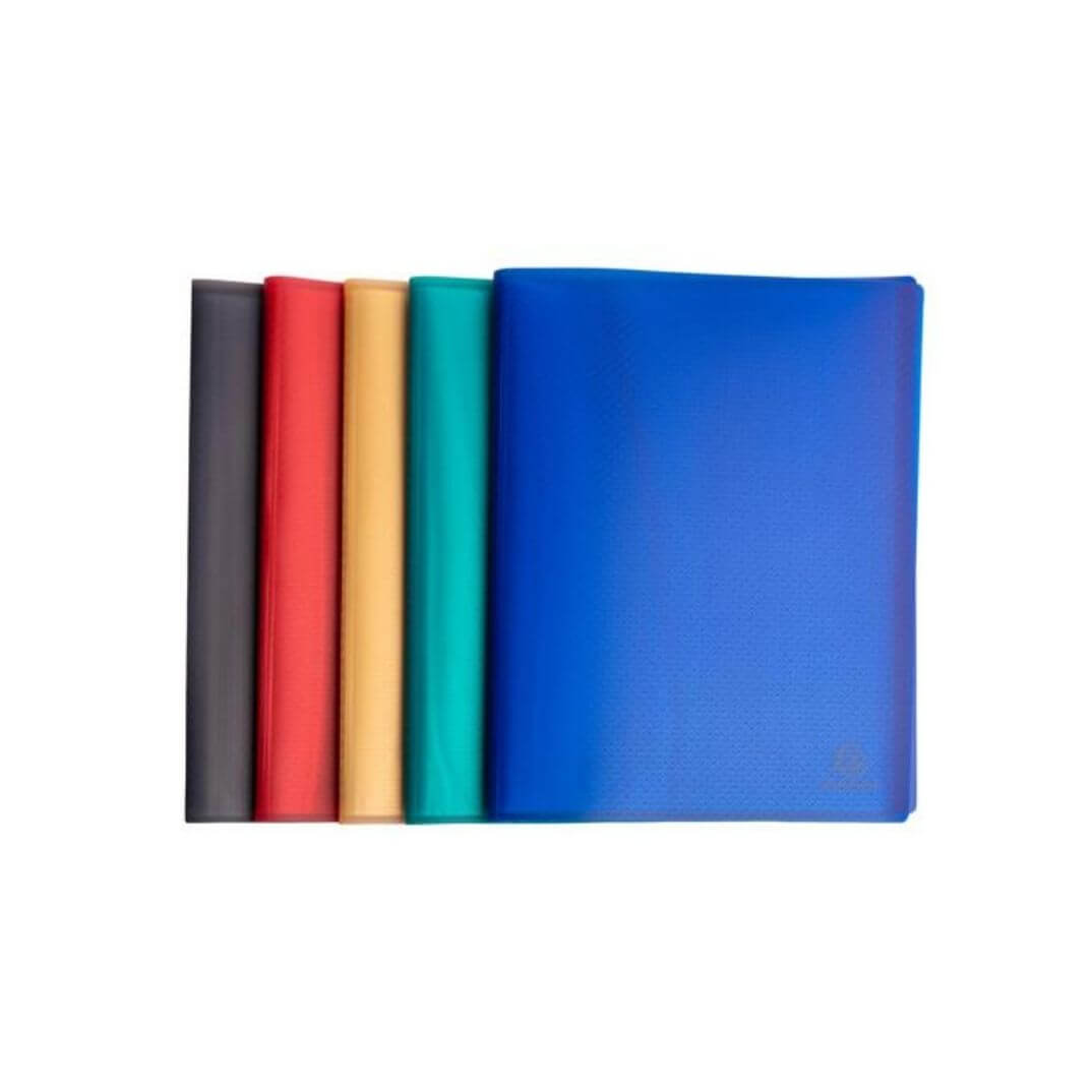 Carpetes de 20 fundes reciclades A4 Assortits