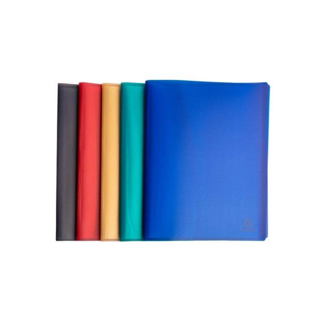 Carpetes de 80 fundes reciclades A4 Assortits
