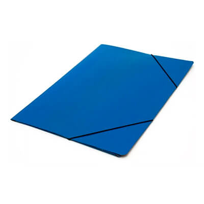 Carpeta cartró gomes Foli sense bossa blava