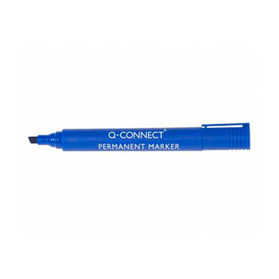 Retolador permanent Q-Connect blau