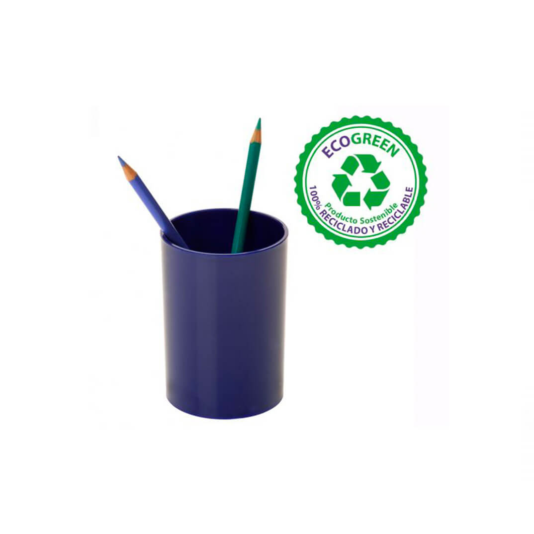 Portalápices Sostenible Ecogreen azul