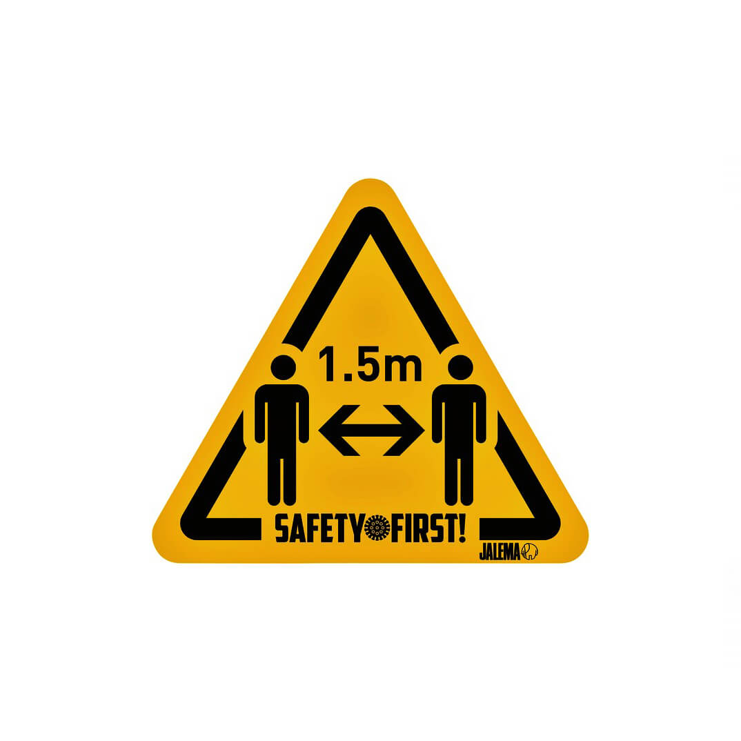Pack 4 Picto adhesiu sòl "Distancia Seguridad"