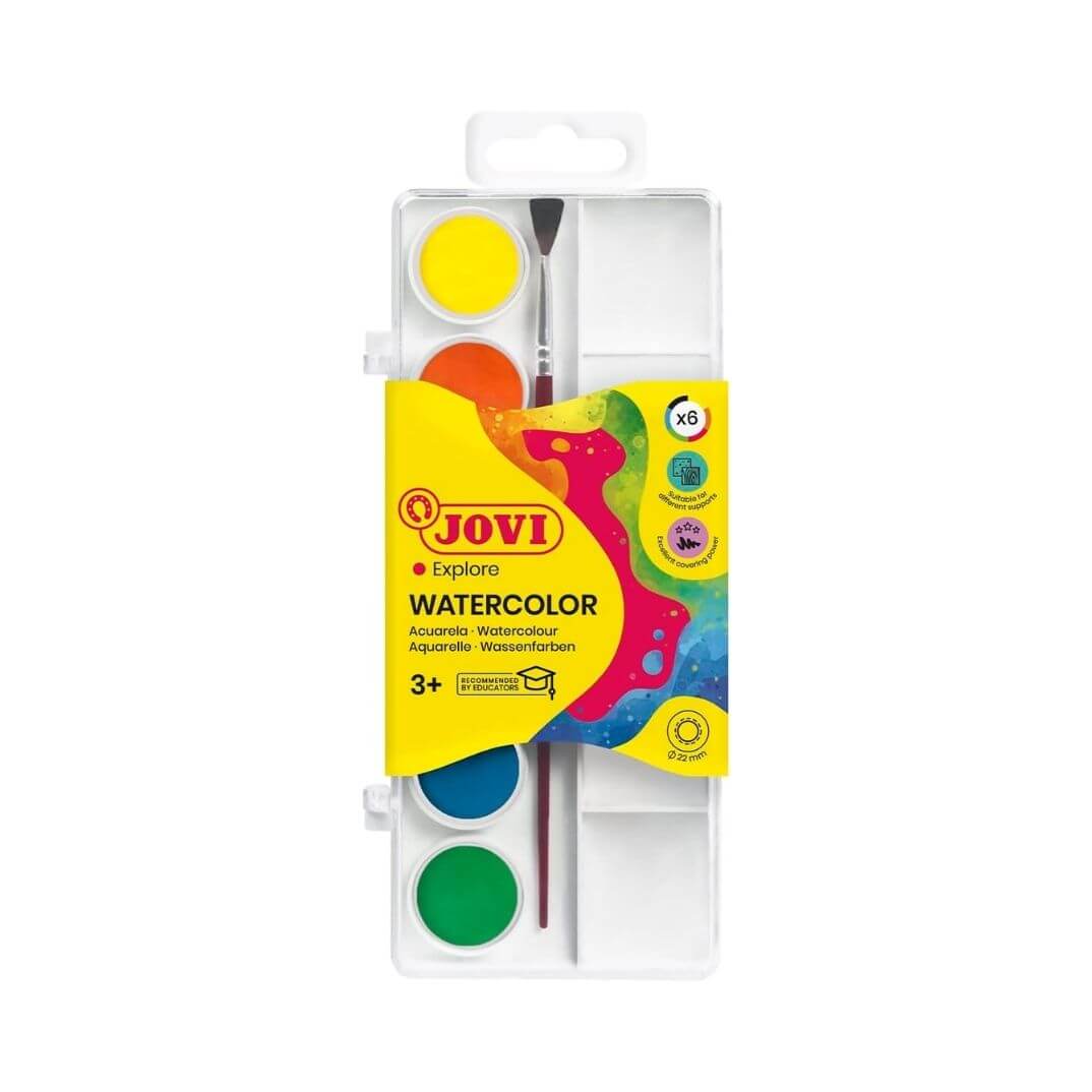 Aquarel.les Jovi 22ml colors variats 6 pastilles