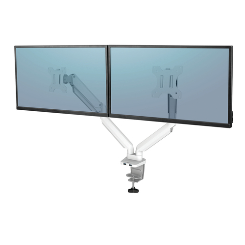 Braç per a Monitor Doble Patinum Series Blanc