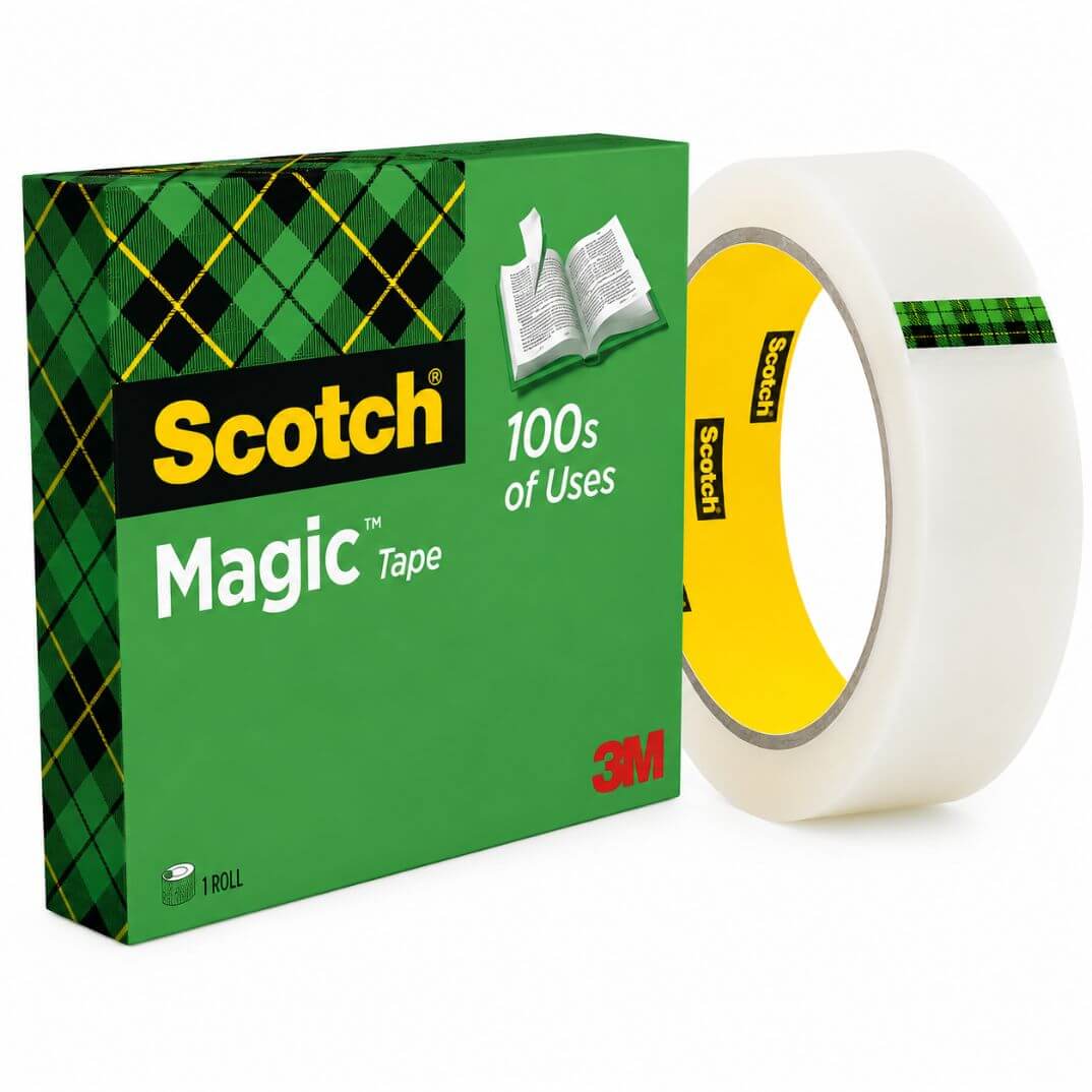 Cinta adhesiva Scotch® Magic 25mm x 66m invisible