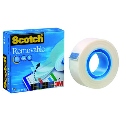 Cinta adhesiva removible Scotch® Magic 19x33