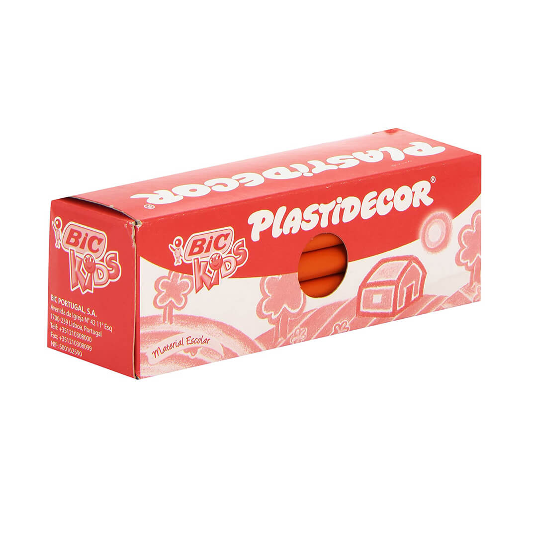 Caixa 25 plastidecors taronja Bic Kids