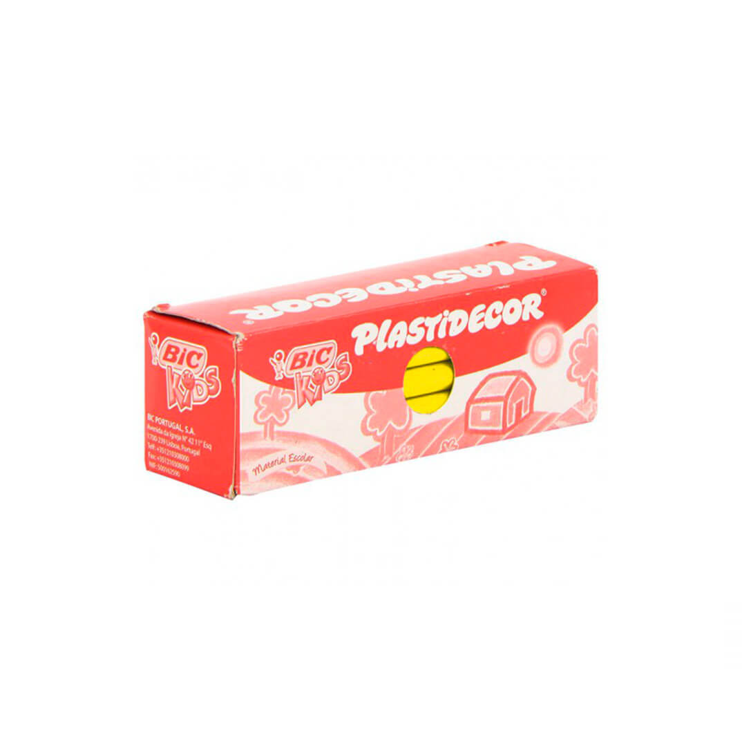 Caja 25 plastidecors amarillo Bic kids