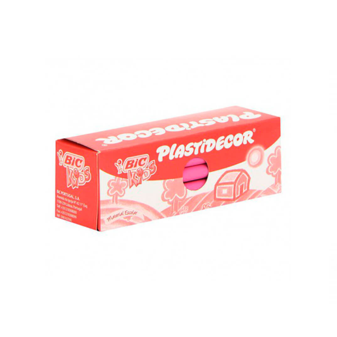 Caixa 25 plastidecors rosa Bic Kids