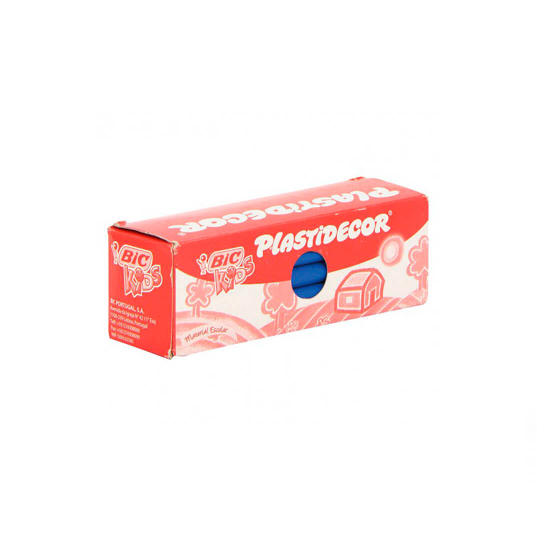 Caixa 25 plastidecors blau clar Bic Kids