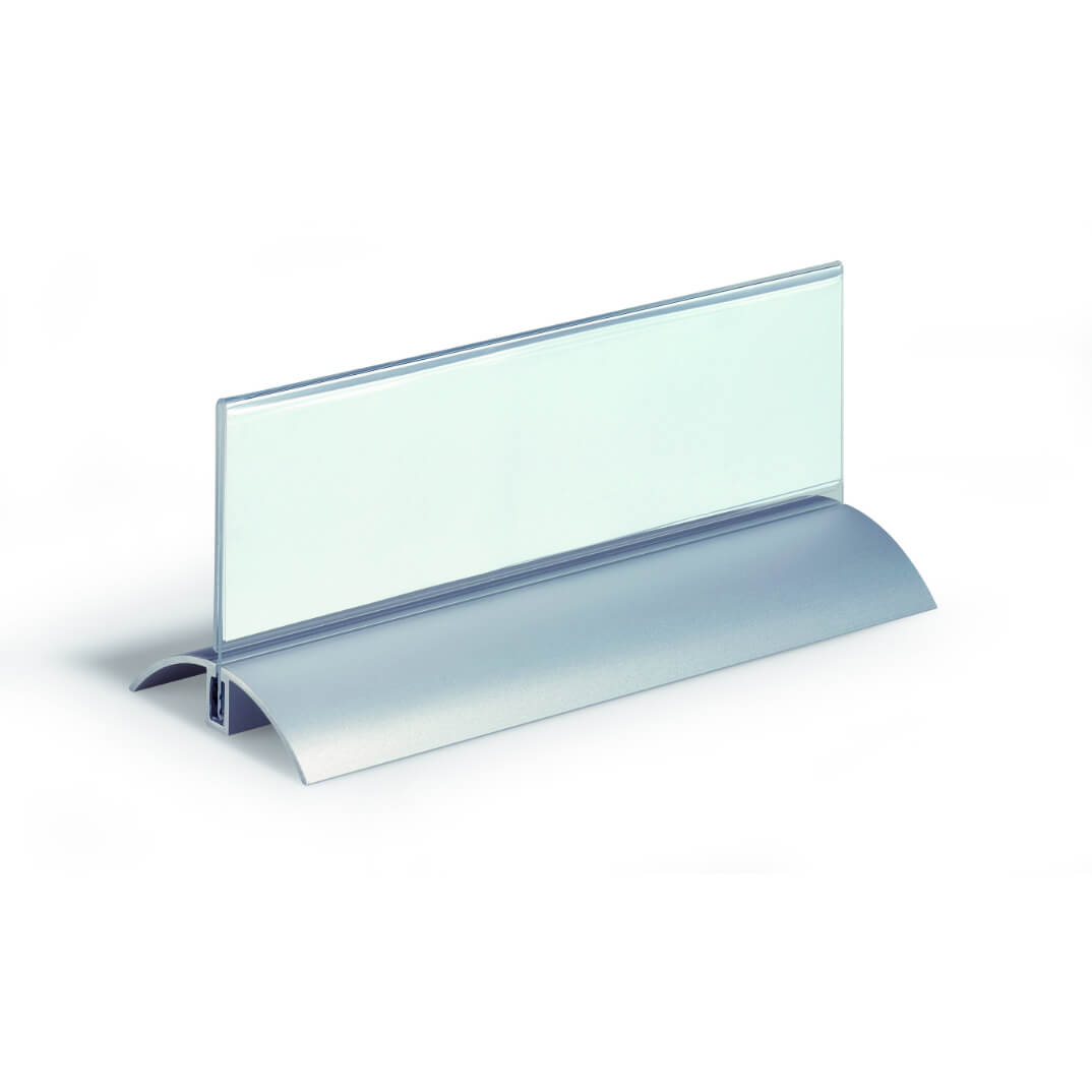 Pack de 2 portanombres de sobremesa 61x210 mm