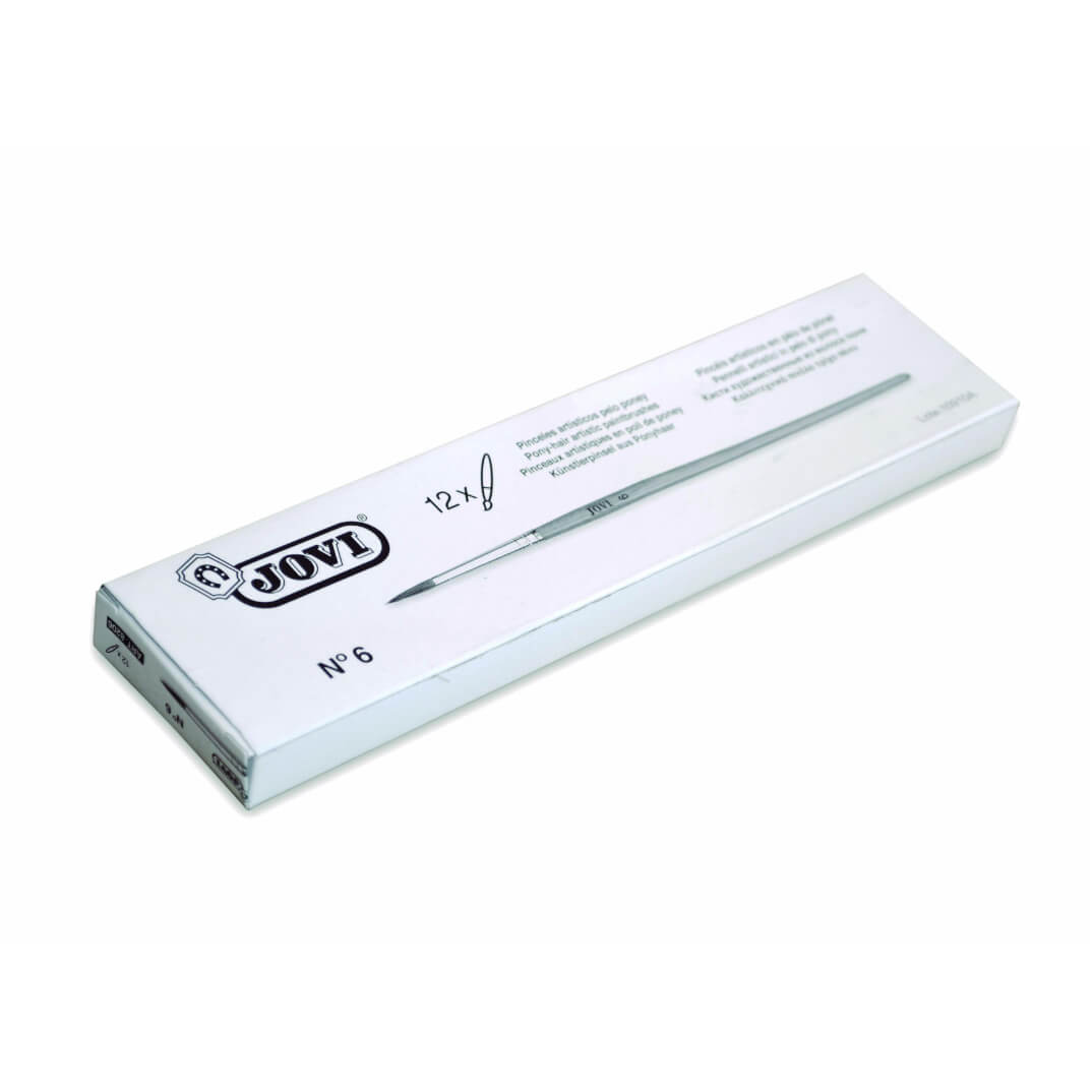 Pincel plano Jovi pelo cerda nº6