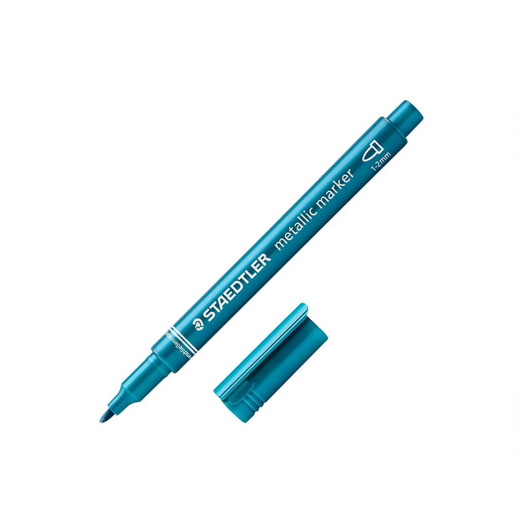 Retolador Staedtler 8323 blau metal·litzat