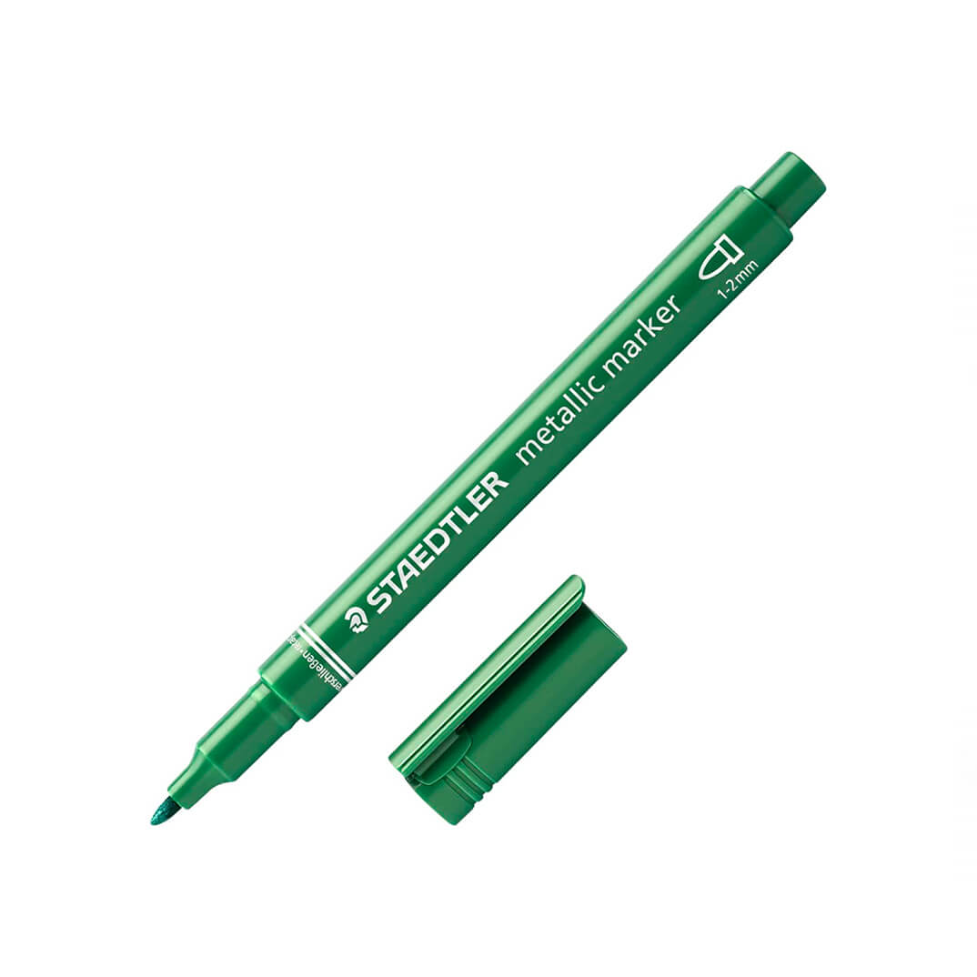 Retolador Staedtler 8323 verd metal·litzat