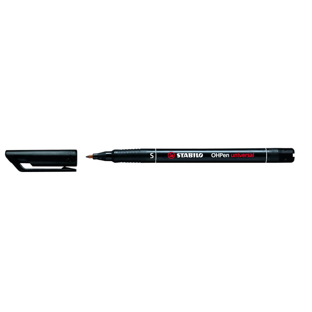 Rotulador Stabilo OHP punta super fina negro
