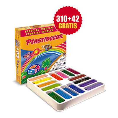 Caja 352 plastidecors Bic kids