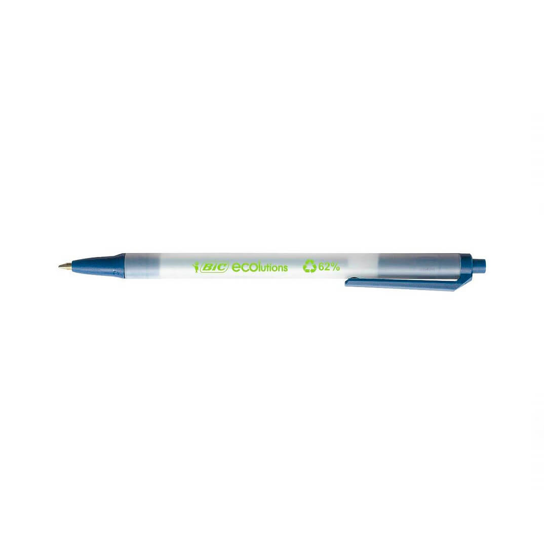 Boligraf Bic Clic-Stic ecològic blau