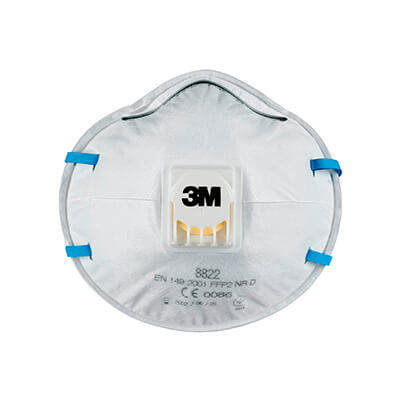 Pack 3 mascaretes vapors orgànics FFP2 3M 8822