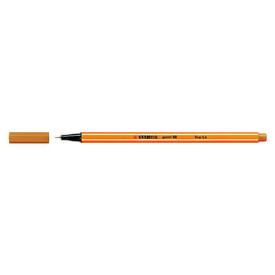 Rotulador Stabilo 88 ocre oscuro