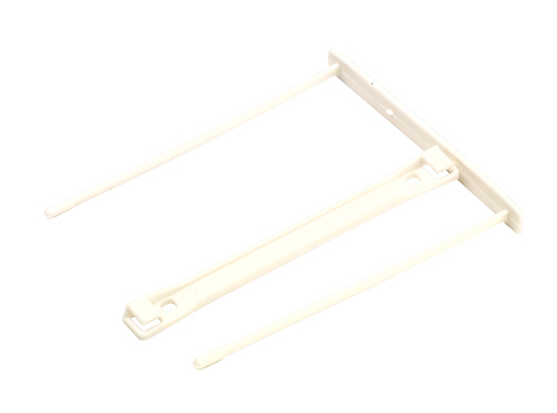 Pack de 100 Fasterners de plàstic pro-Clip blanc
