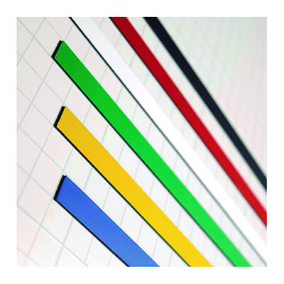 Banda magnètica 9x500 blanca